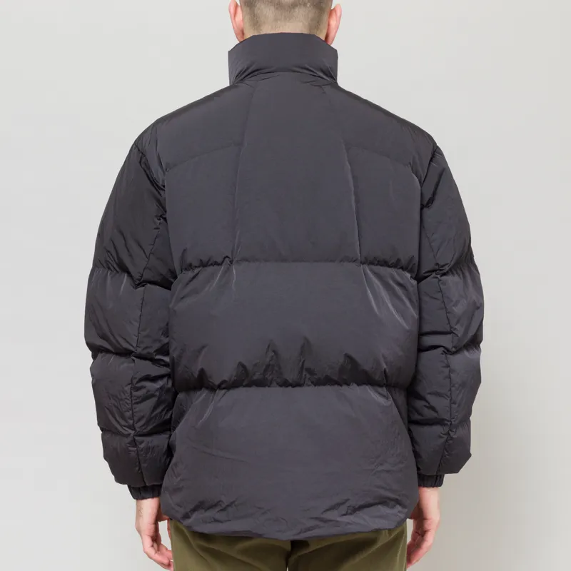 Goldwin Dope Dyed Ripple Nylon Down Jacket Deep Charcoal-3