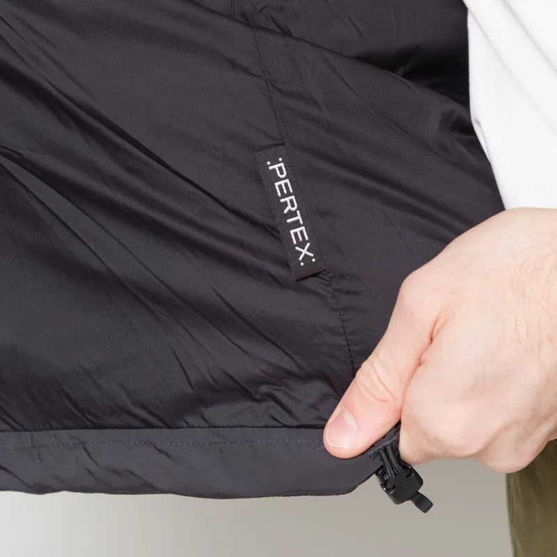 Goldwin Dope Dyed Ripple Nylon Down Jacket Deep Charcoal-8