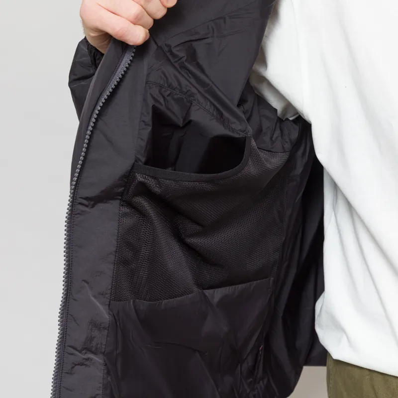 Goldwin Dope Dyed Ripple Nylon Down Jacket Deep Charcoal-7