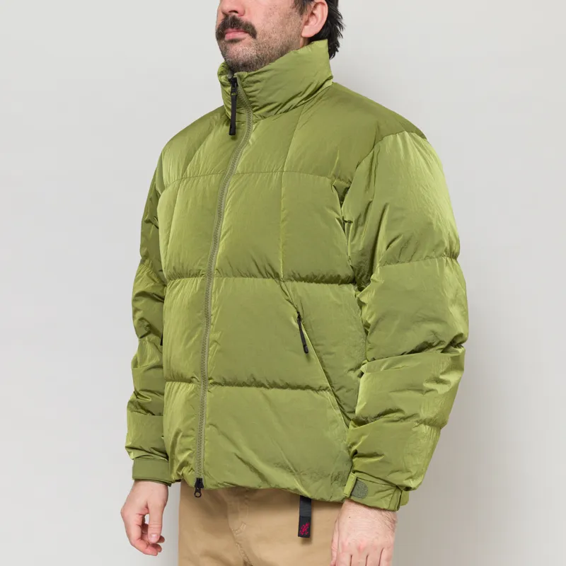 Goldwin Dope Dyed Ripple Nylon Down Jacket UJI Tea-1