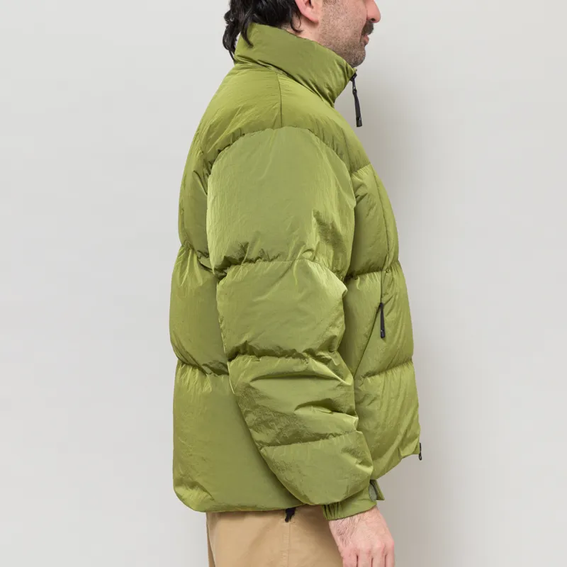 Goldwin Dope Dyed Ripple Nylon Down Jacket UJI Tea-4