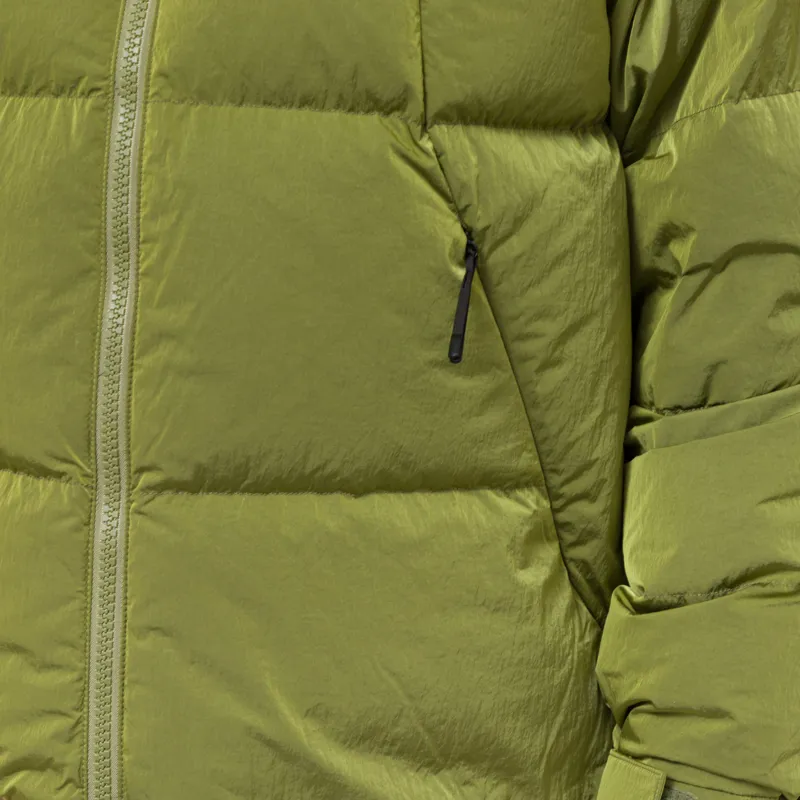 Goldwin Dope Dyed Ripple Nylon Down Jacket UJI Tea-6