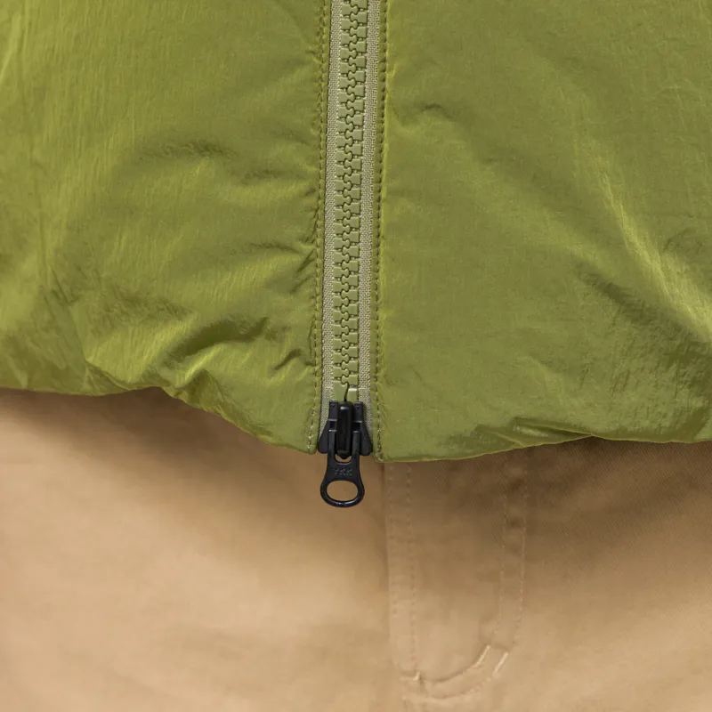 Goldwin Dope Dyed Ripple Nylon Down Jacket UJI Tea-11