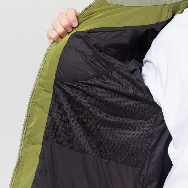 Goldwin Dope Dyed Ripple Nylon Down Jacket UJI Tea-7