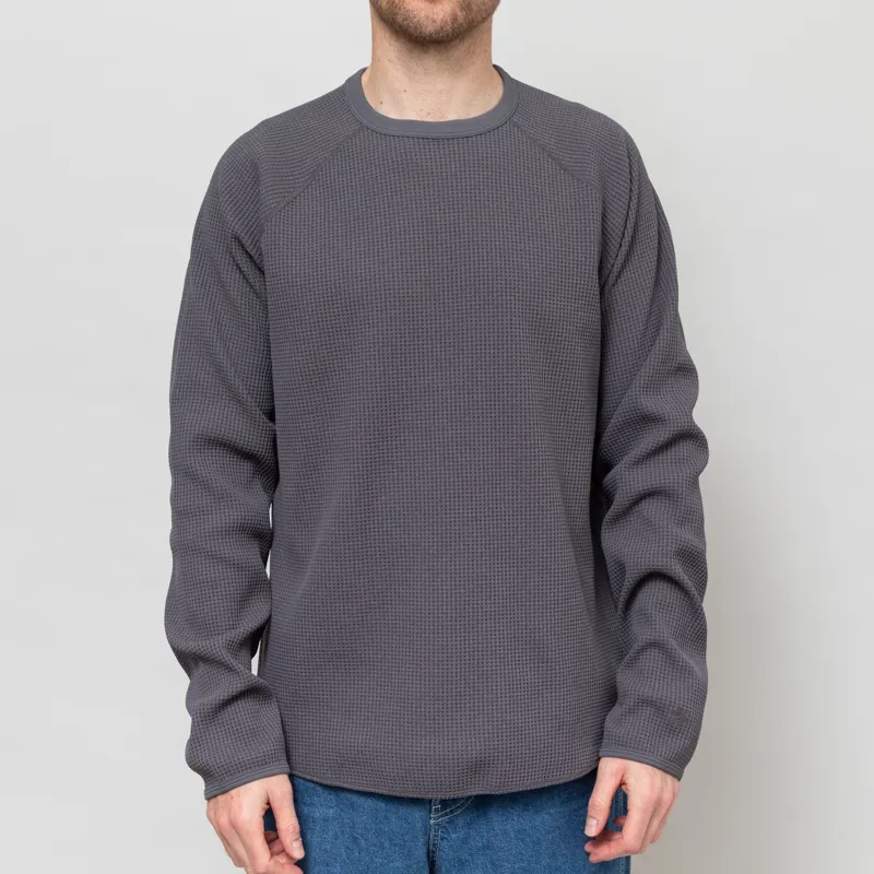 Goldwin WF Light Long Sleeve T Shirt Cloud Grey
