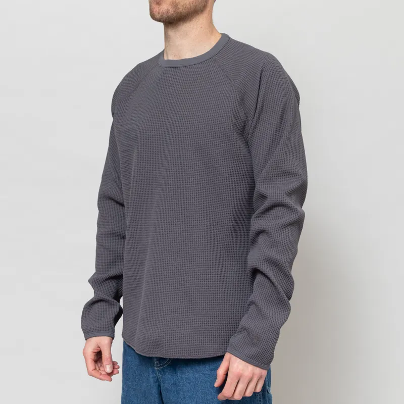 Goldwin WF Light Long Sleeve T Shirt Cloud Grey-1