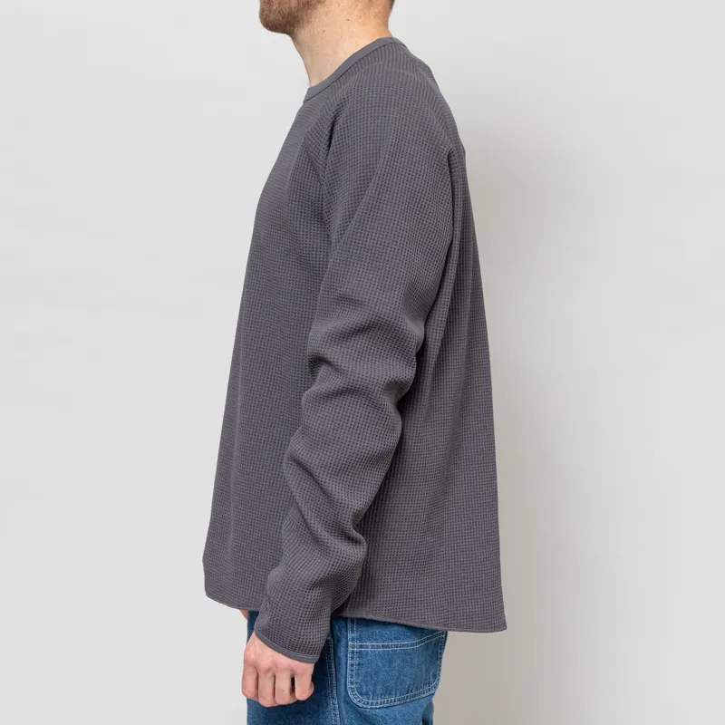 Goldwin WF Light Long Sleeve T Shirt Cloud Grey-2