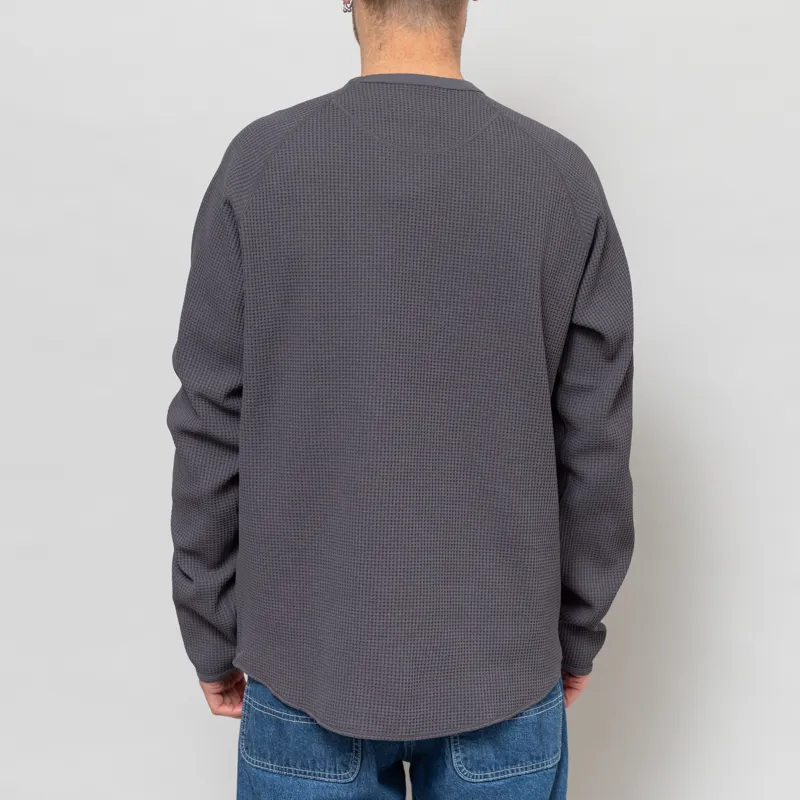 Goldwin WF Light Long Sleeve T Shirt Cloud Grey-3