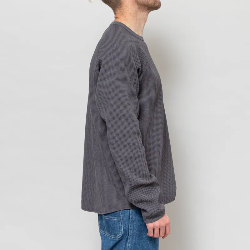 Goldwin WF Light Long Sleeve T Shirt Cloud Grey-4