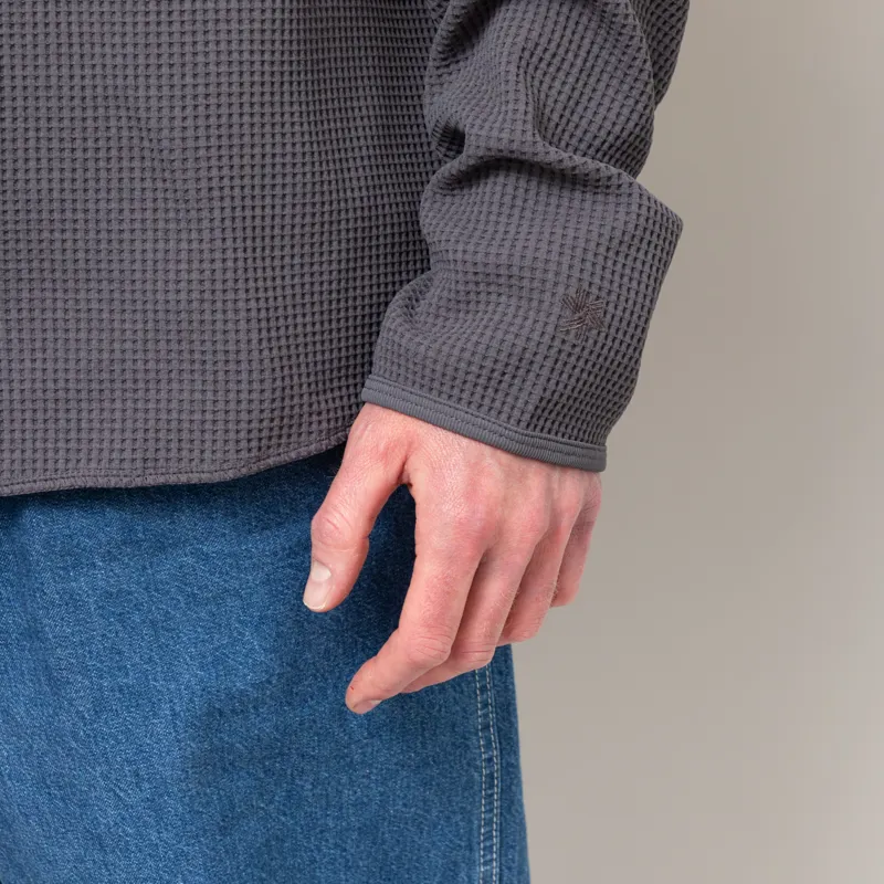 Goldwin WF Light Long Sleeve T Shirt Cloud Grey-7