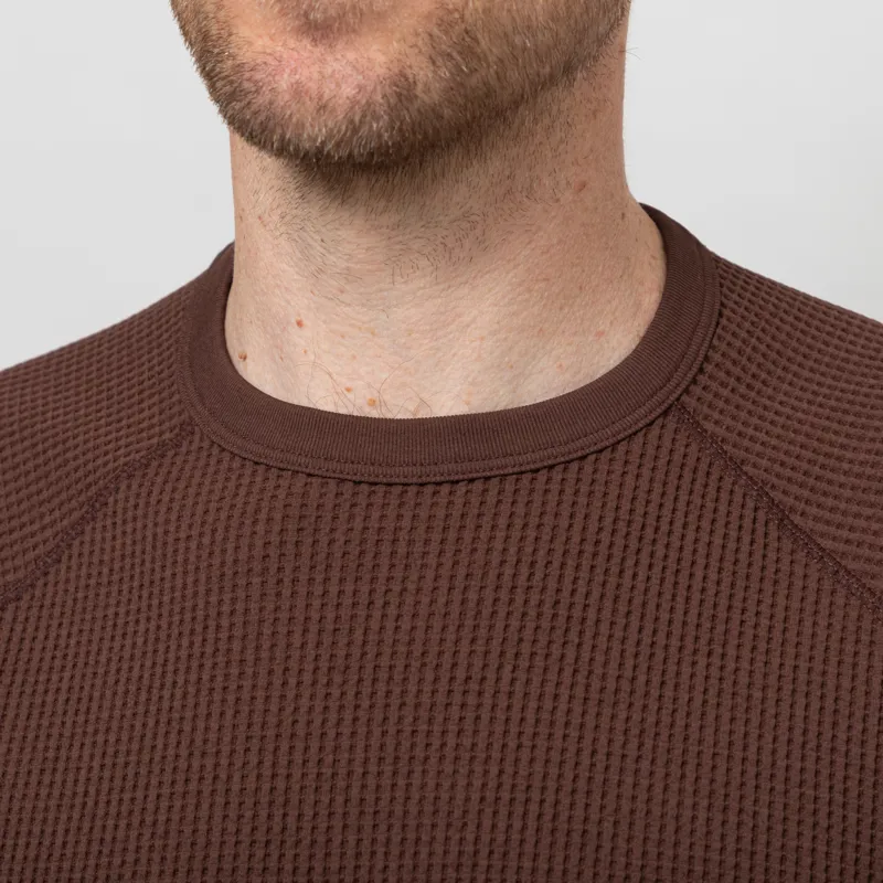 Goldwin WF Light Long Sleeve T Shirt Chicory Brown-5
