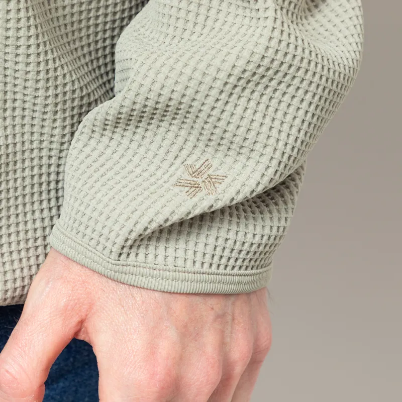 Goldwin WF Light Long Sleeve T Shirt Oak Beige-7