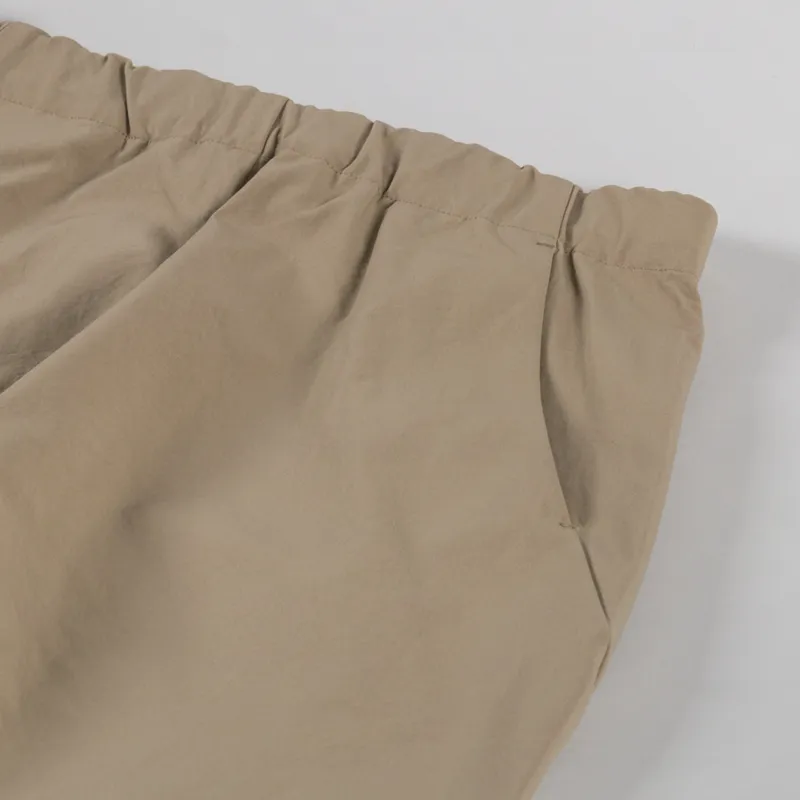 Goldwin One Tuck Tapered Stretch Pants Clay Beige-9