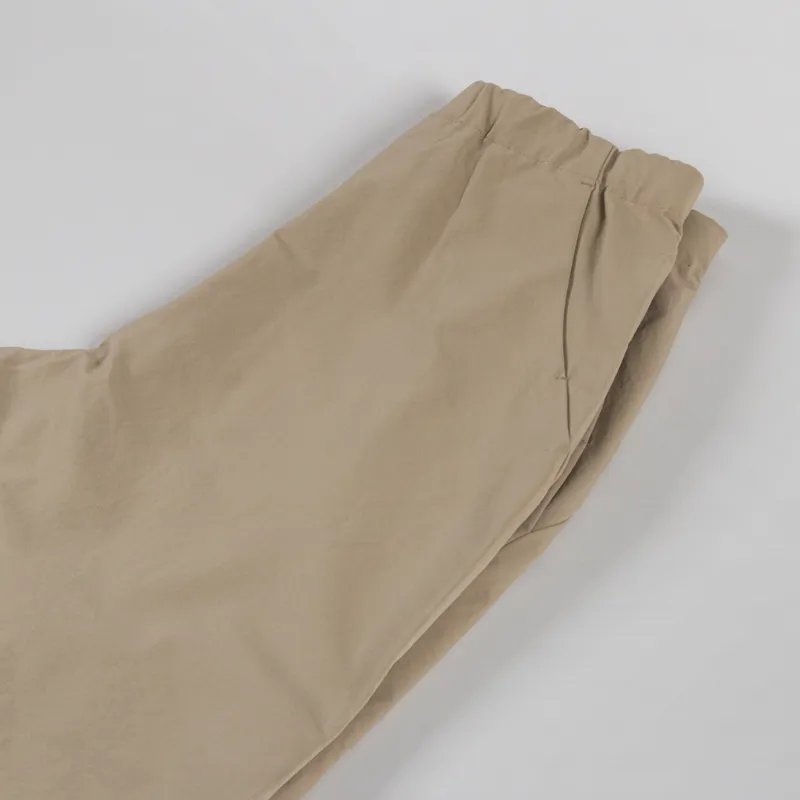Goldwin One Tuck Tapered Stretch Pants Clay Beige-3