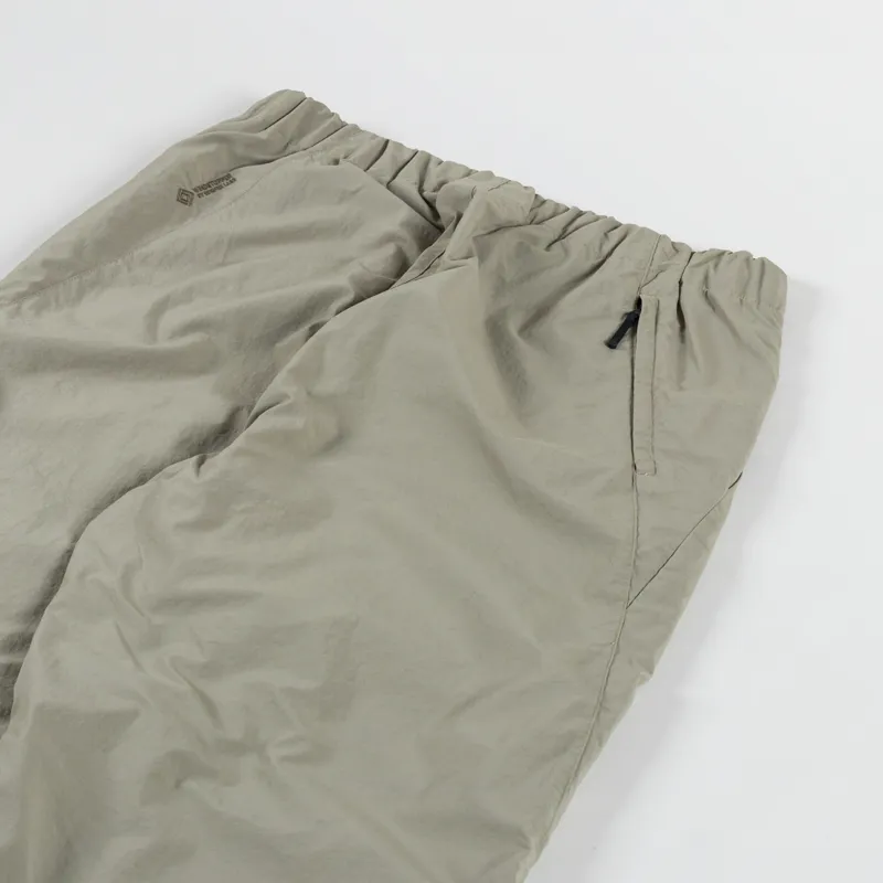 Goldwin Mens GORE-TEX Windstopper Nylon Easy Pants Beige