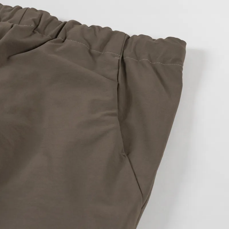 Goldwin One Tuck Tapered Stretch Pants Taupe Grey-10