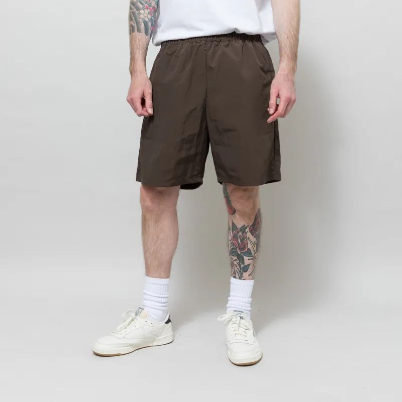 Goldwin Nylon Shorts Jet Brown