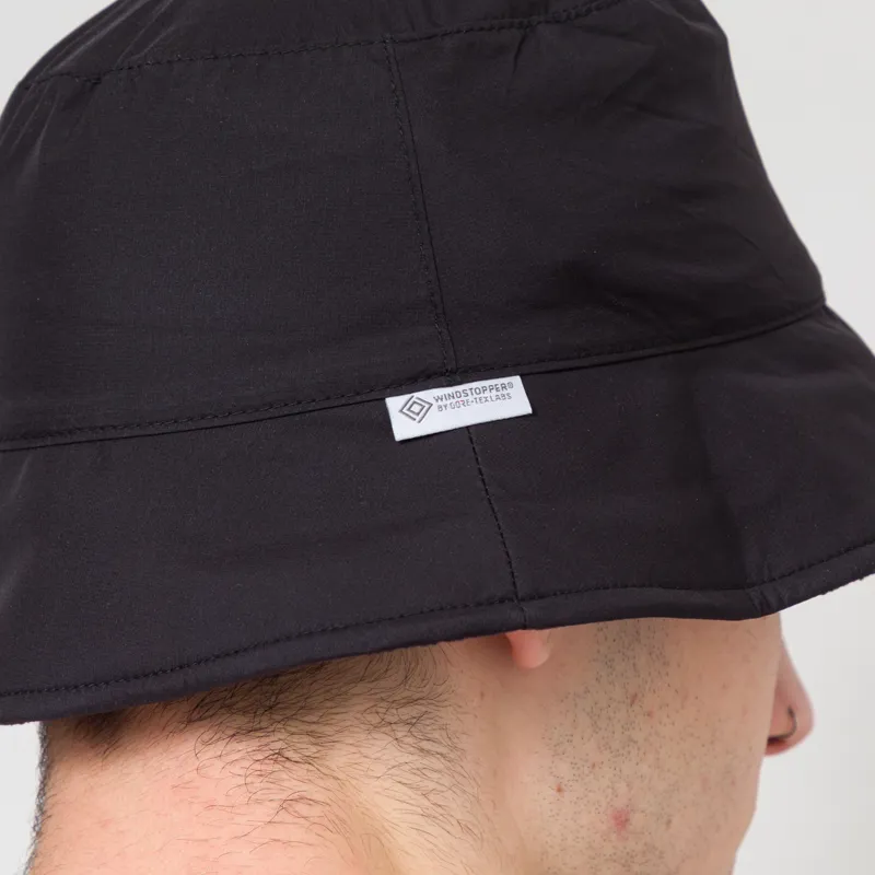 Goldwin WINDSTOPPER BY GORE-TEX LABS Reversible Bucket Hat Black-3