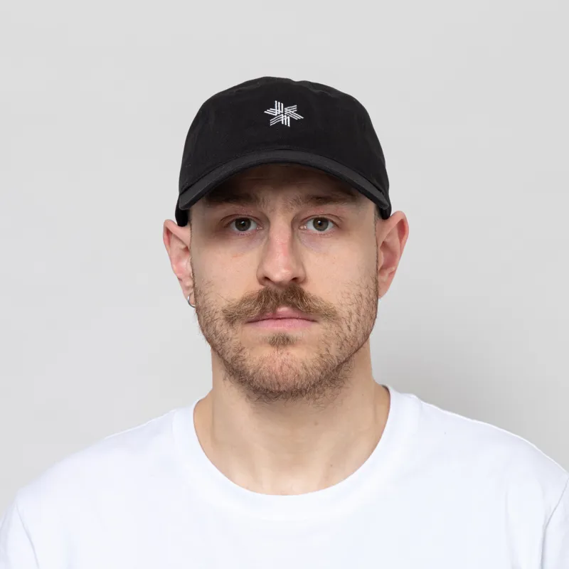 Goldwin Logo Cotton Cap Black-1