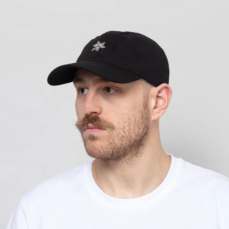 Goldwin Logo Cotton Cap Black