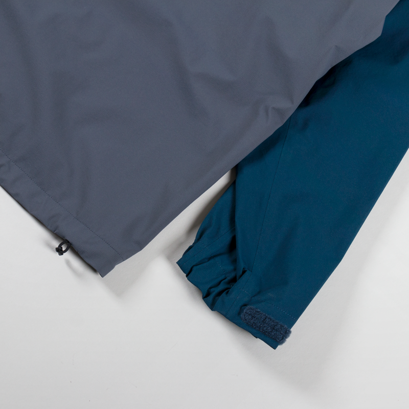 Goldwin Pertex Shieldair Mountaineering Jacket Focus Gray Navy Blue-13