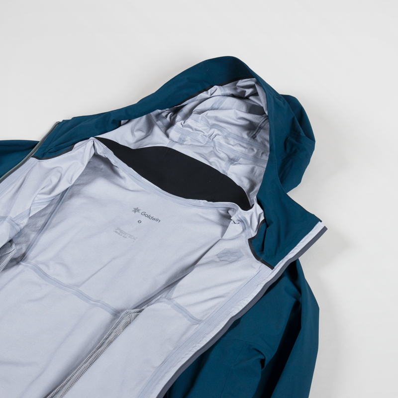 Goldwin Pertex Shieldair Mountaineering Jacket Focus Gray Navy Blue-4
