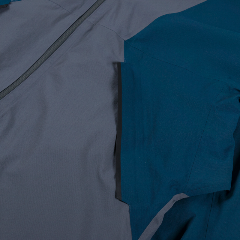 Goldwin Pertex Shieldair Mountaineering Jacket Focus Gray Navy Blue-7