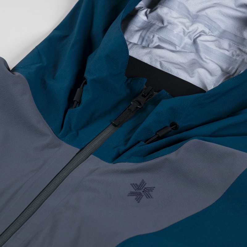 Goldwin Pertex Shieldair Mountaineering Jacket Focus Gray Navy Blue-6