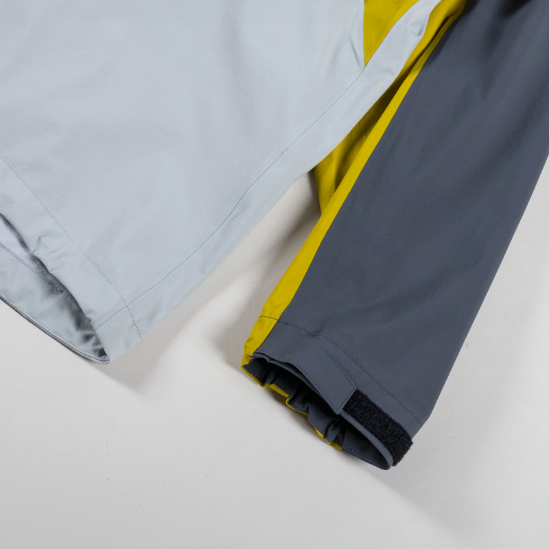 Goldwin Pertex Shieldair Mountaineering Jacket Gray Acid Yellow-13