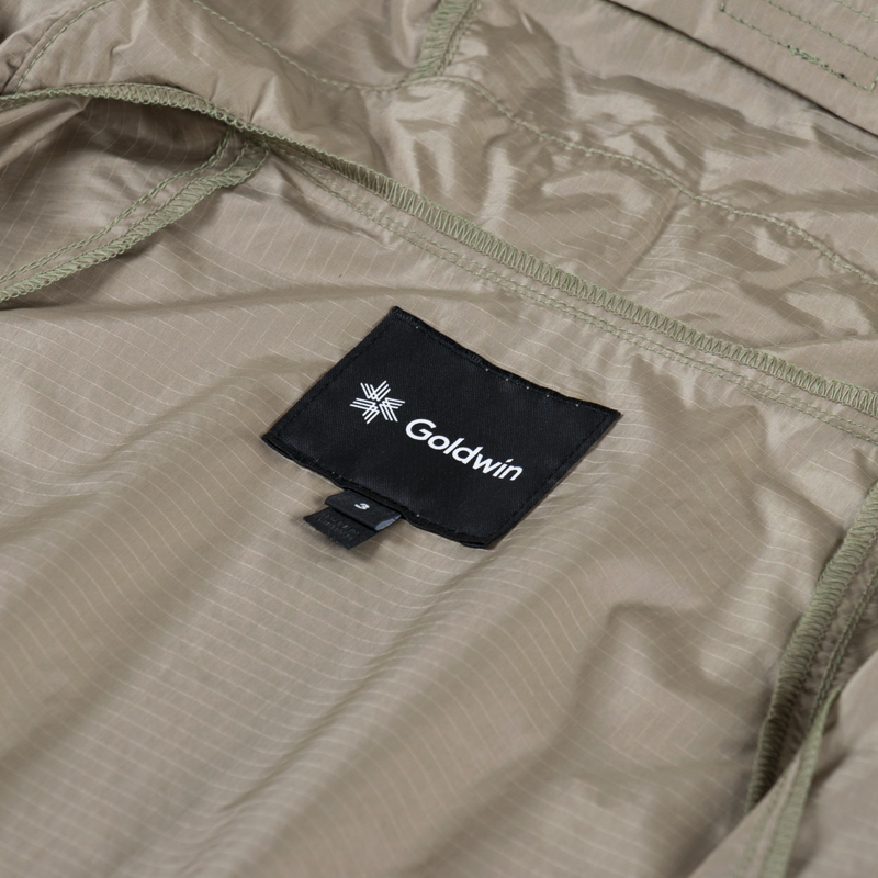 Goldwin Ripstop Light Water Repellent Jacket Oak Beige-7
