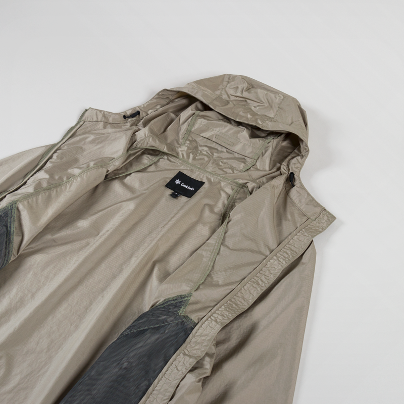 Goldwin Ripstop Light Water Repellent Jacket Oak Beige-4