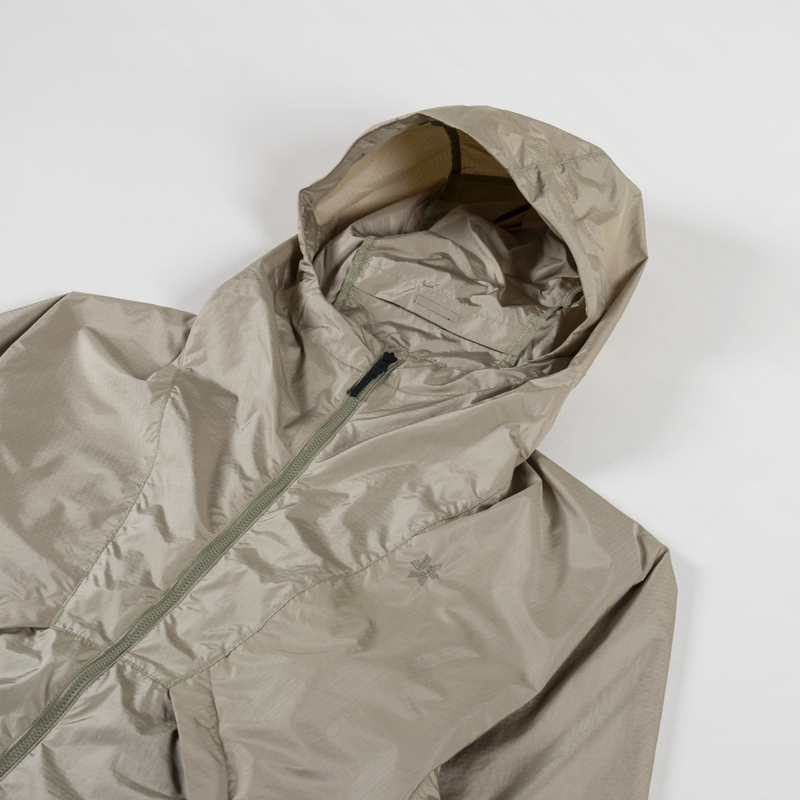 Goldwin Ripstop Light Water Repellent Jacket Oak Beige-3