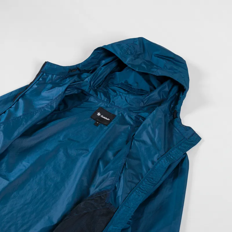 Goldwin Ripstop Light Water Repellent Jacket Navy Blue-4
