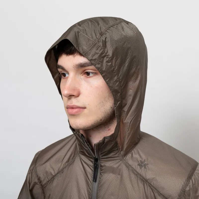 Goldwin Airly Shell Packable Wind Jacket Desert Taupe-5