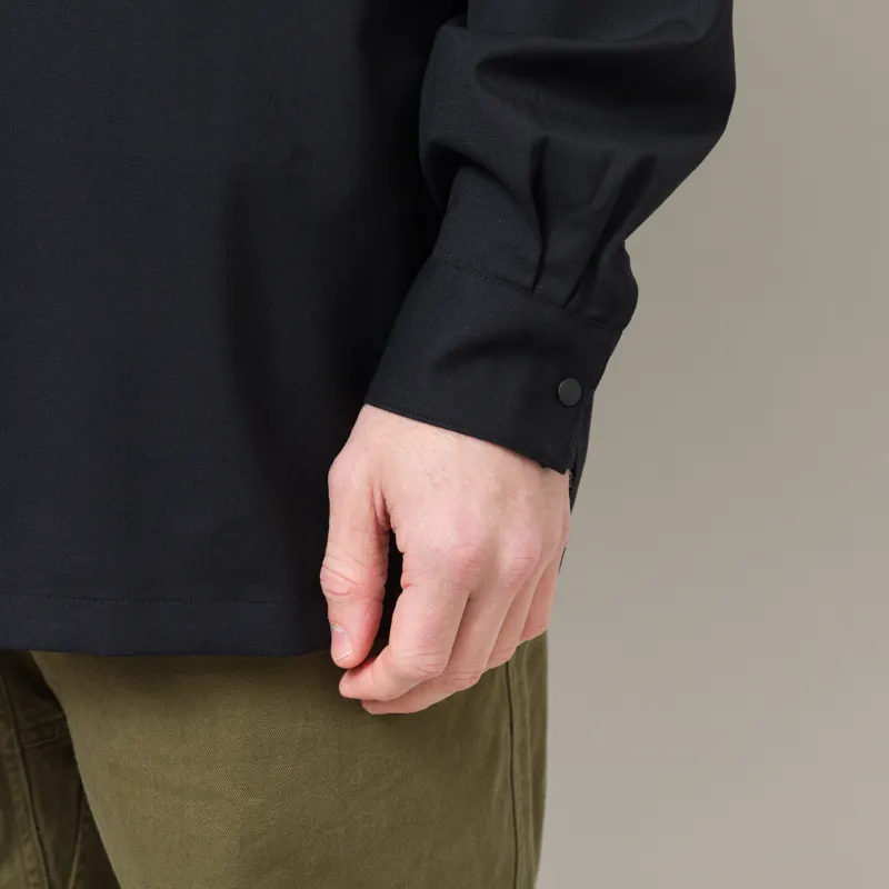 Goldwin Wool Hike Shirt Black-9