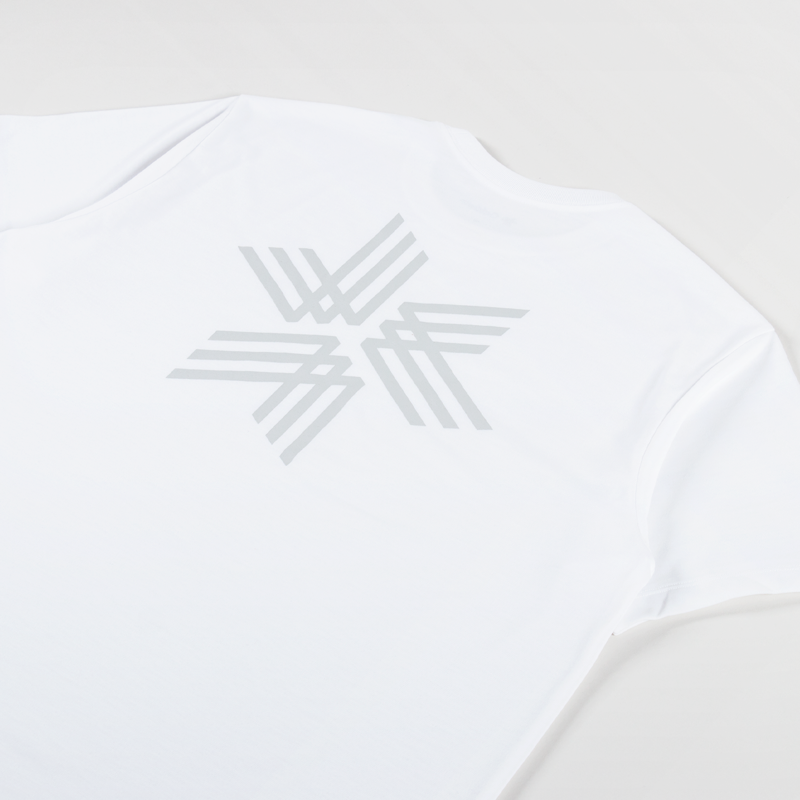 Goldwin Big Logo Print T Shirt White-2