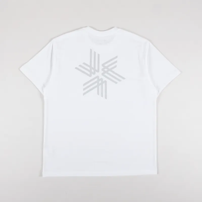 Goldwin Big Logo Print T Shirt White