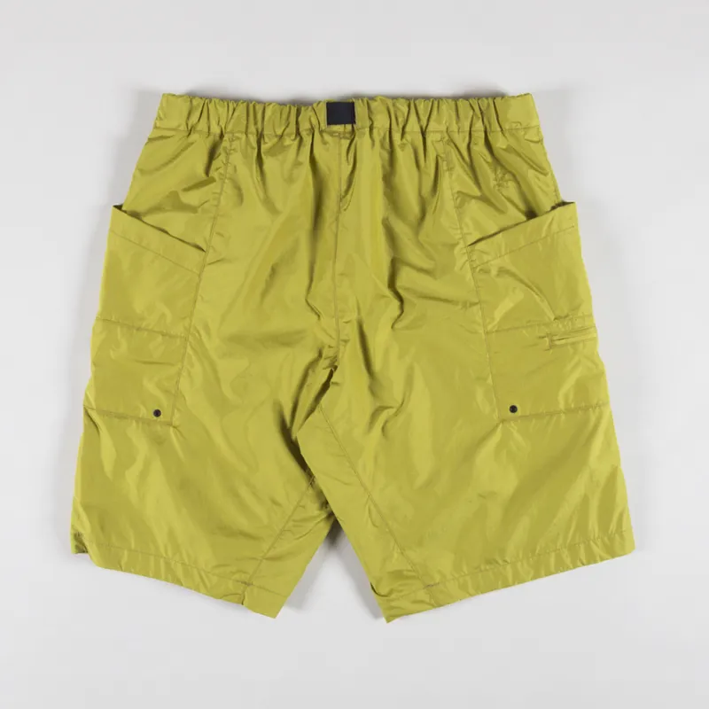 Goldwin Ripstop Light Cargo Shorts Acid Yellow-1
