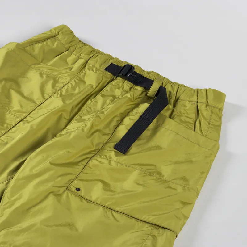 Goldwin Ripstop Light Cargo Shorts Acid Yellow-2