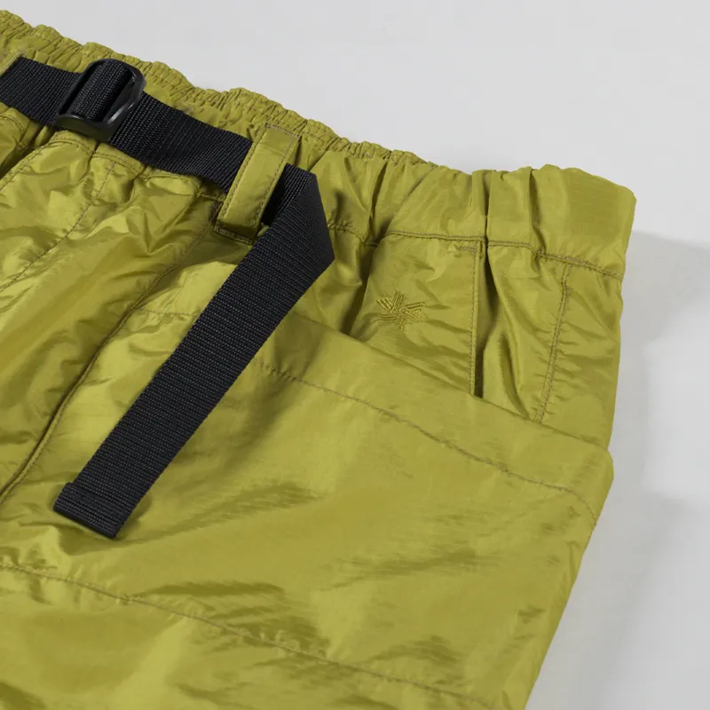 Goldwin Ripstop Light Cargo Shorts Acid Yellow-5