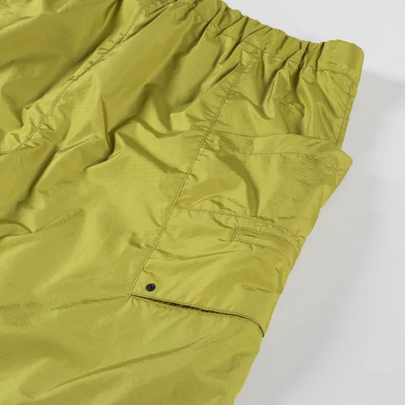 Goldwin Ripstop Light Cargo Shorts Acid Yellow-7