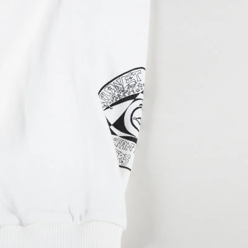 Woodensun Gong Gnome Long Sleeve T Shirt White-7