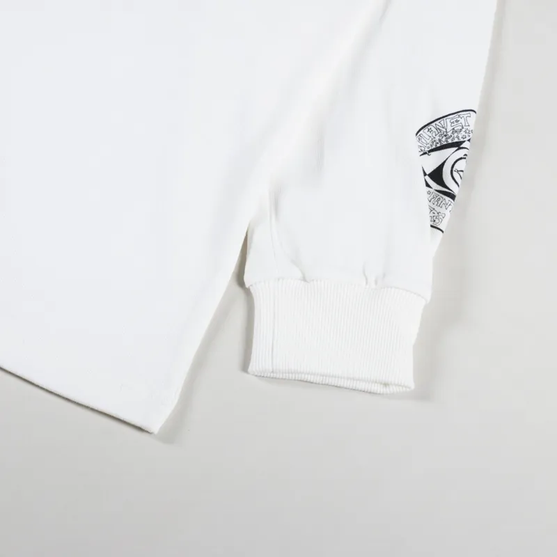 Woodensun Gong Gnome Long Sleeve T Shirt White-11