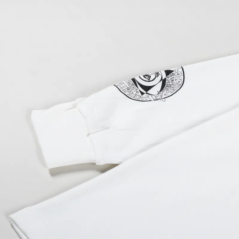 Woodensun Gong Gnome Long Sleeve T Shirt White-6