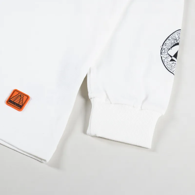 Woodensun Gong Gnome Long Sleeve T Shirt White-10