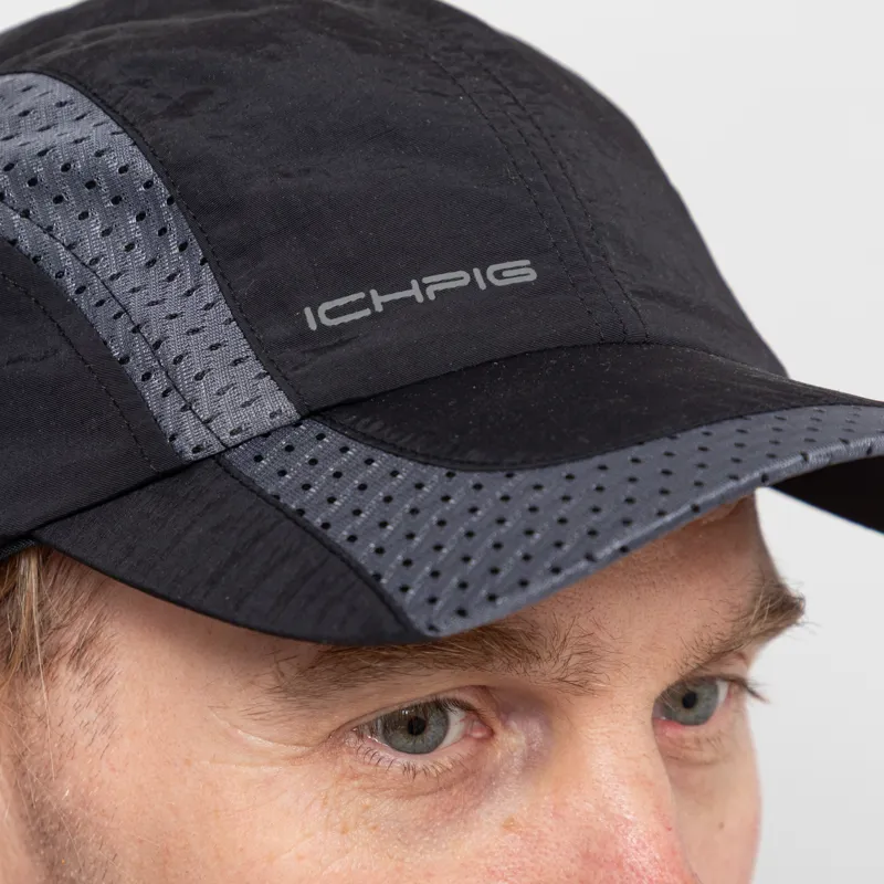 ICHPIG Genesis Mesh Panel Cap Black-3