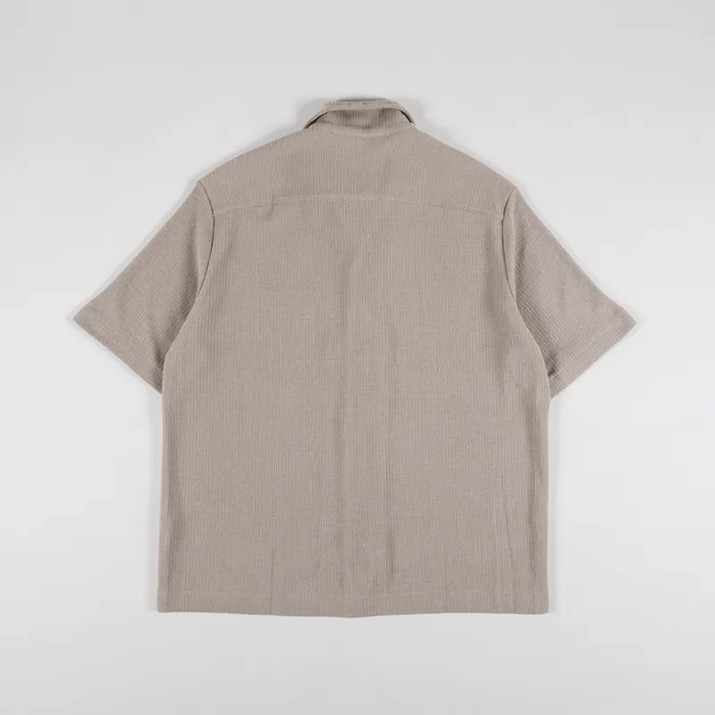Garment Project Camp Collar Shirt Earth Knit-1