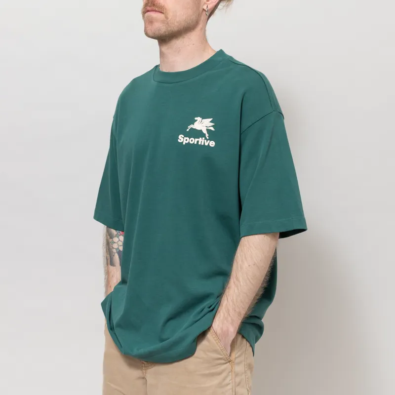 Goodies Sportive Pegasus T Shirt Green-2