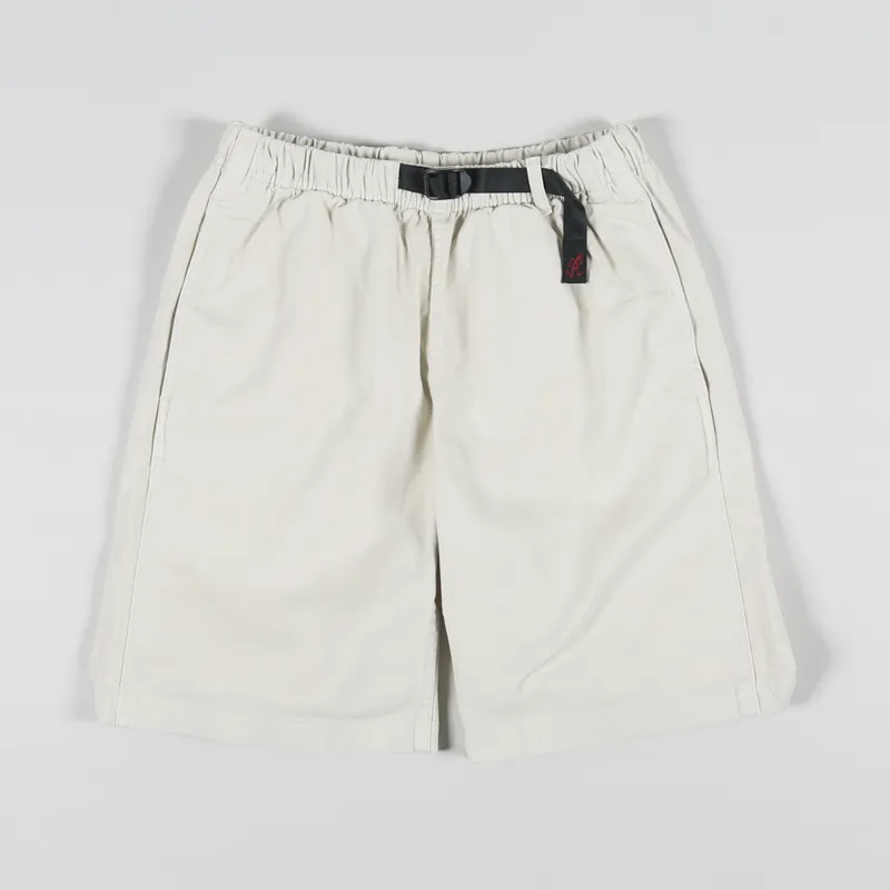 Gramicci Mens Cotton Twill Climbing G-Shorts Greige White