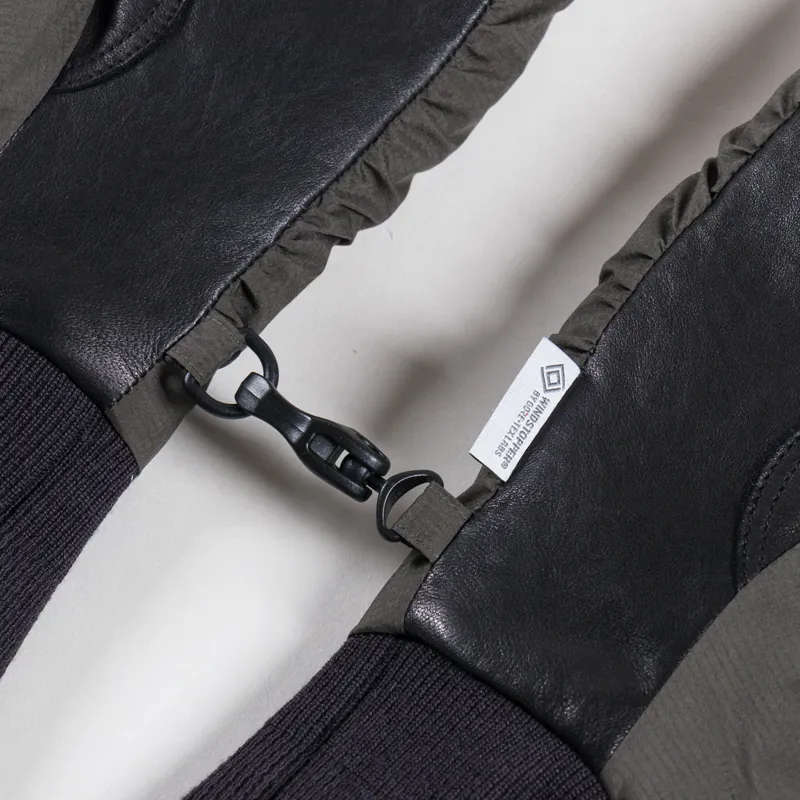 thisisneverthat GORE-TEX WINDSTOPPER Down Mitten Olive Drab-5